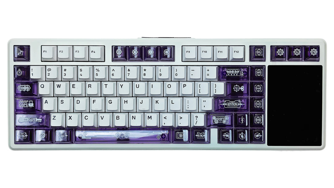 ゲーミングキーボード AULA L99 画面付き(英語配列) [有線・ワイヤレス /Bluetooth・USB]-Raindrop Switch/Caramel Latte Switch - Aula Inno