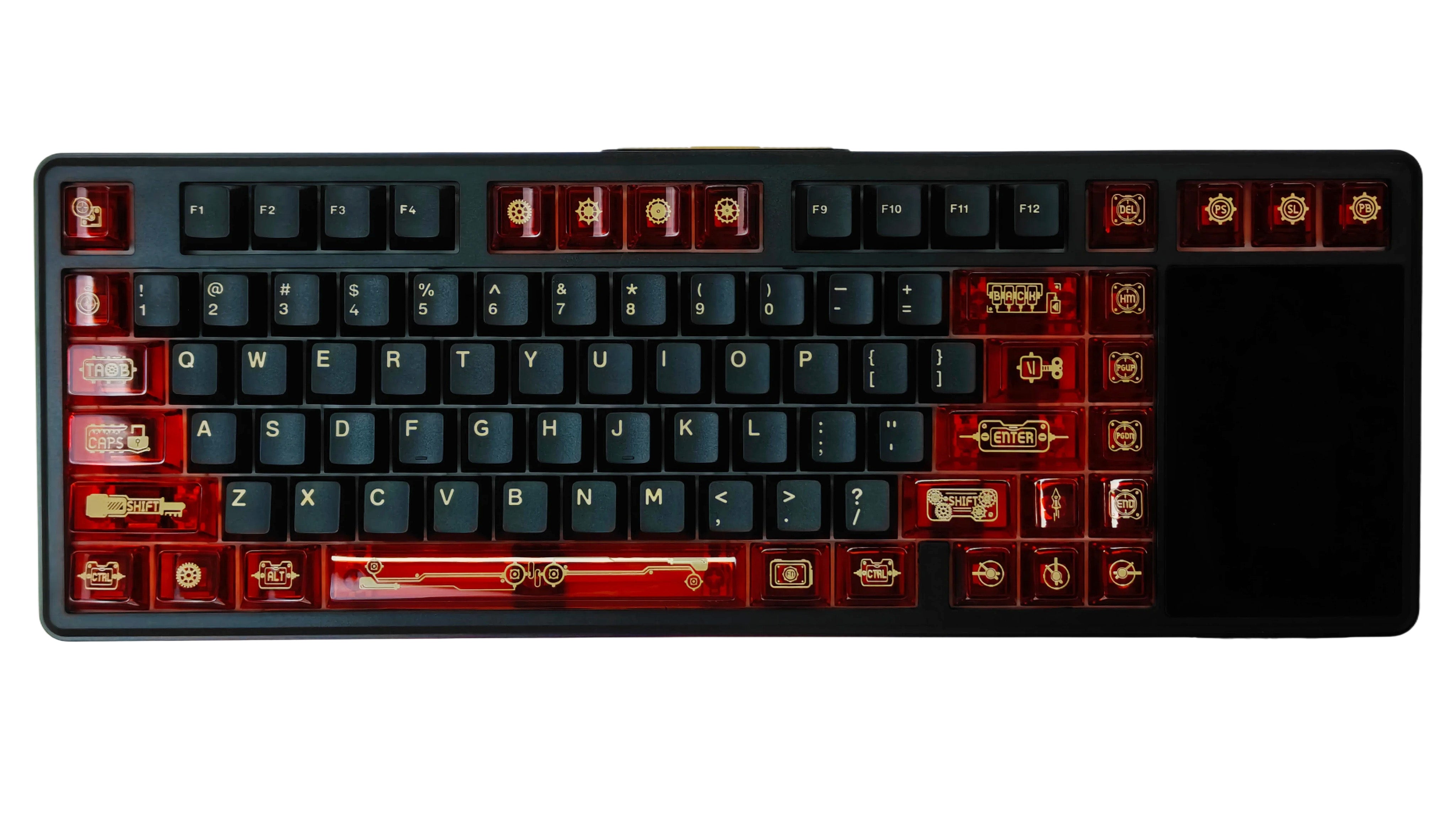AULA L99 画面付きゲーミングキーボード 英語配列 Bluetooth/USB対応