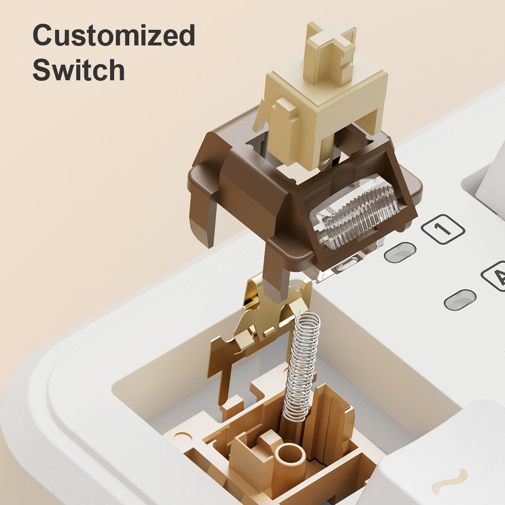 Aula F108 Pro Full-Size Mechanical Keyboard With Smart Screen - Aula Inno