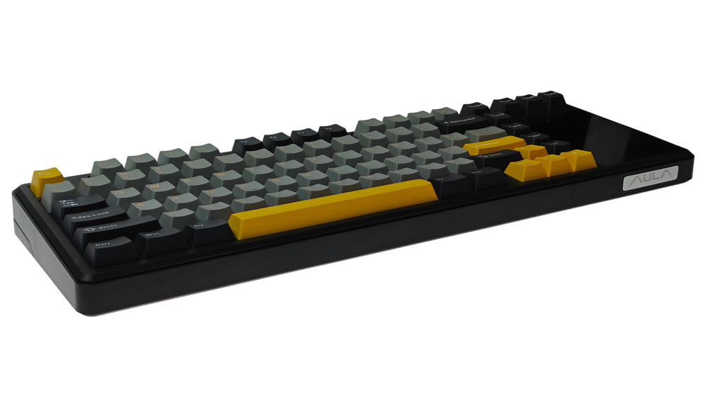 ゲーミングキーボード AULA L99 画面付き(英語配列) [有線・ワイヤレス /Bluetooth・USB]-Raindrop Switch/Caramel Latte Switch - Aula Inno