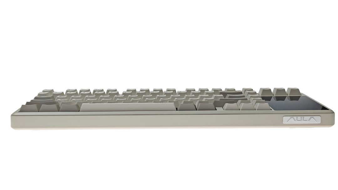 AULA L99 Grey 画面付きゲーミングキーボード / 3.98インチ IPSフルカラーディスプレイ付 / Caramel Latte Switch