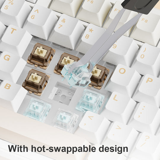 Aula F108 Pro Full-Size Mechanical Keyboard With Smart Screen - Aula Inno